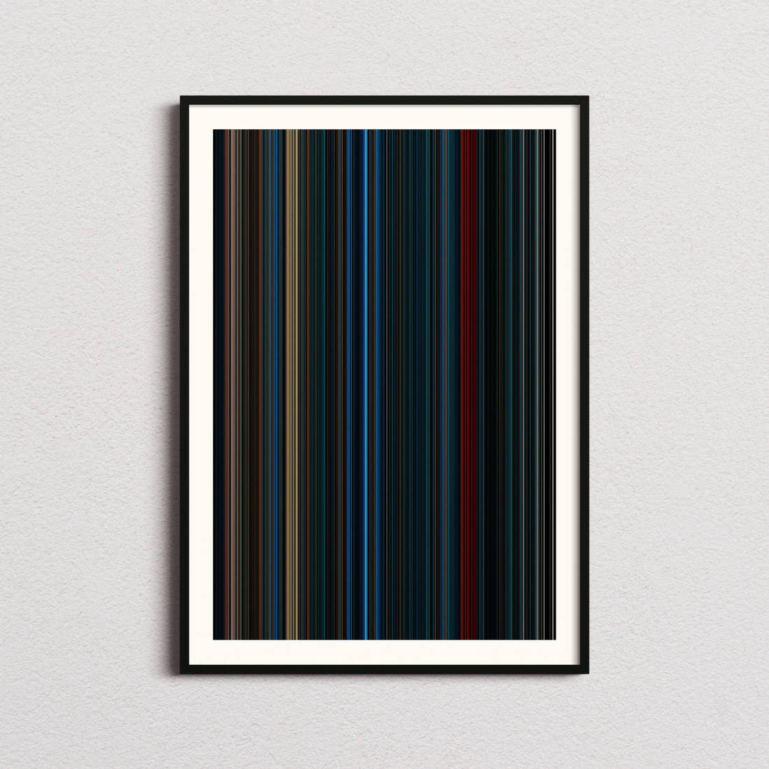 Primate Movie Barcode Poster - Barcode Only