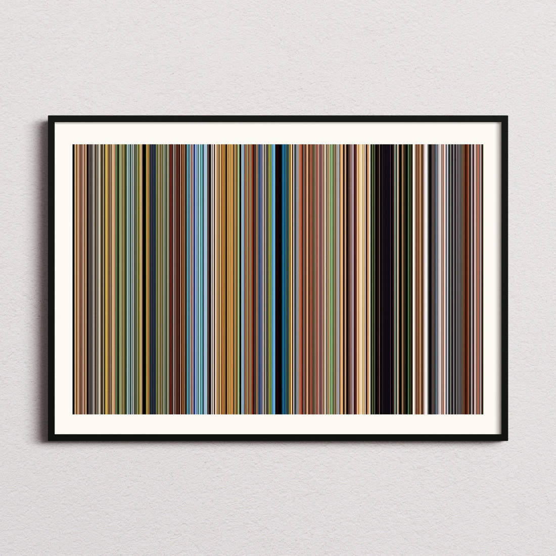 Primer Movie Barcode Poster - Barcode Only