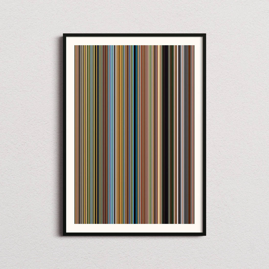 Primer Movie Barcode Poster - Barcode Only