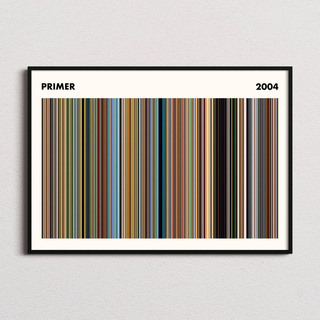 Primer Movie Barcode Poster - Simplified