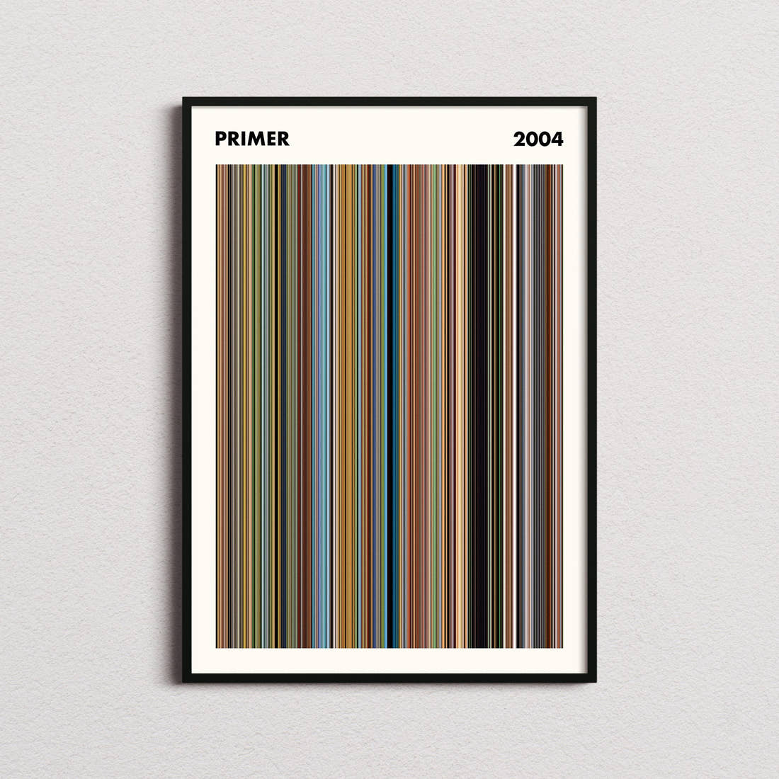 Primer Movie Barcode Poster - Simplified