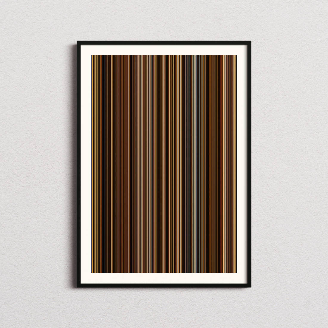 Prince of Persia: The Sands of Time Movie Barcode Poster - Barcode Only