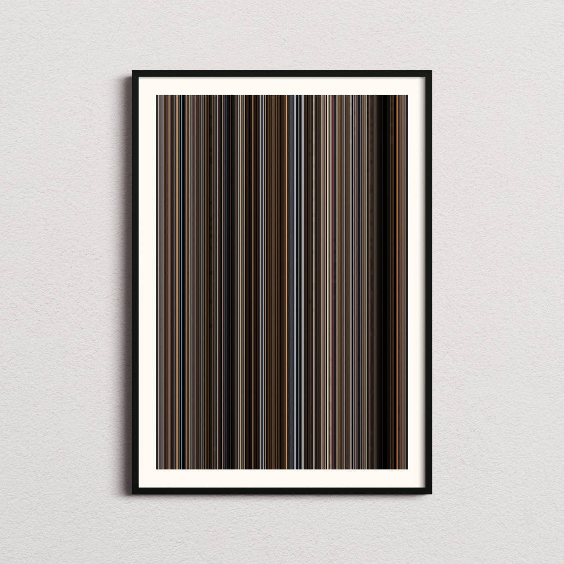 Prisoners Movie Barcode Poster - Barcode Only