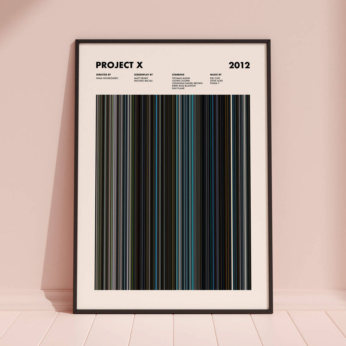 Project X Movie Barcode Poster