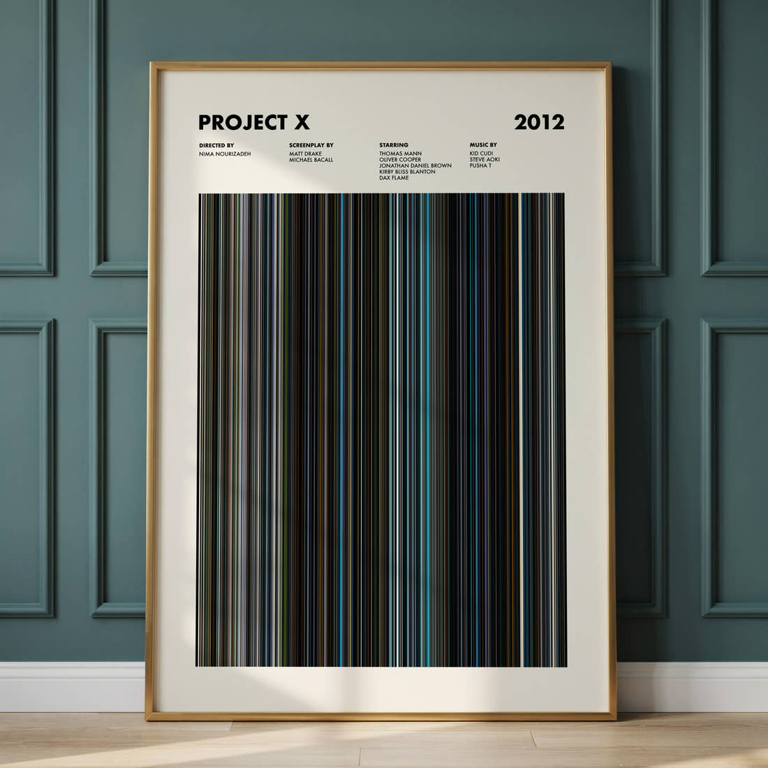 Project X Movie Barcode Poster