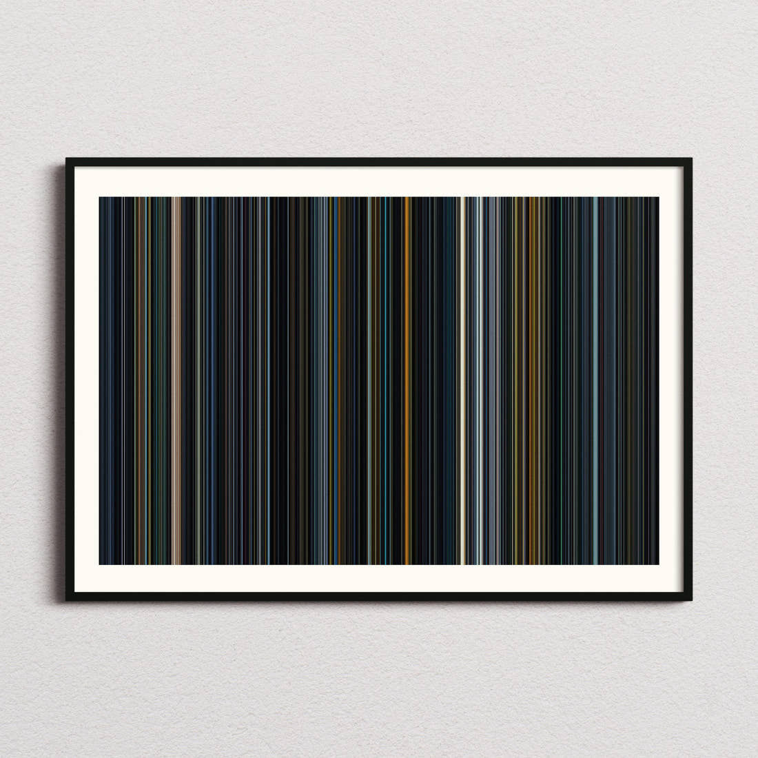 Prometheus Movie Barcode Poster - Barcode Only