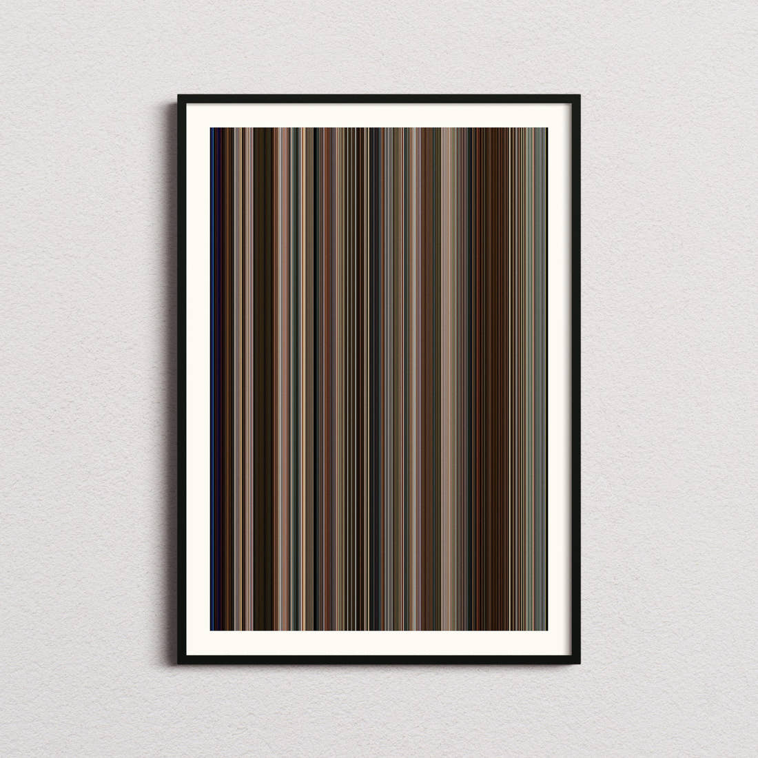 Promising Young Woman Movie Barcode Poster - Barcode Only