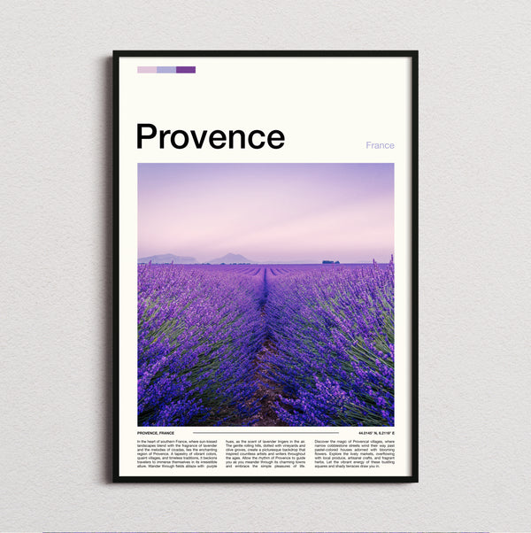 Provence - Lavender Field - Travel Print