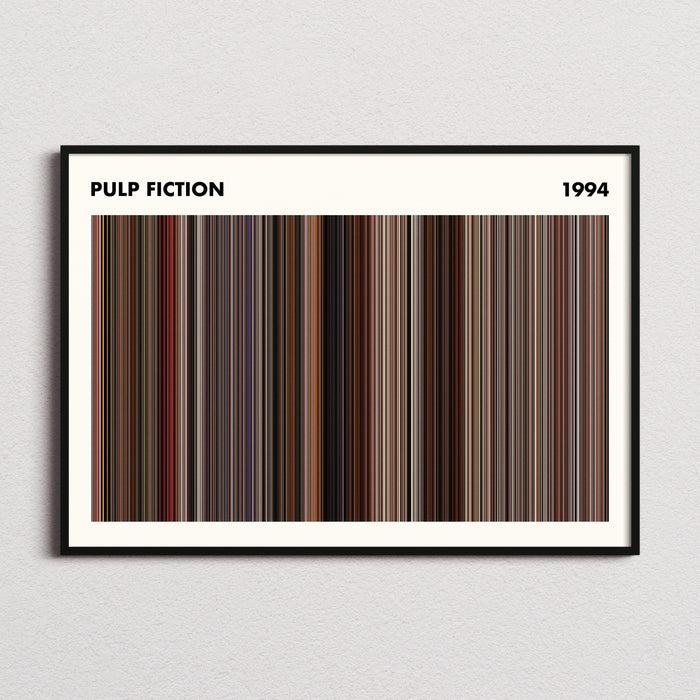 Pulp Fiction Movie Barcode Print