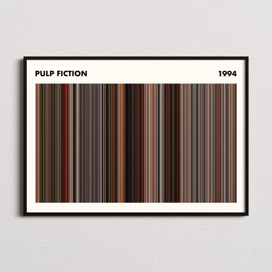 Pulp Fiction Movie Barcode Print