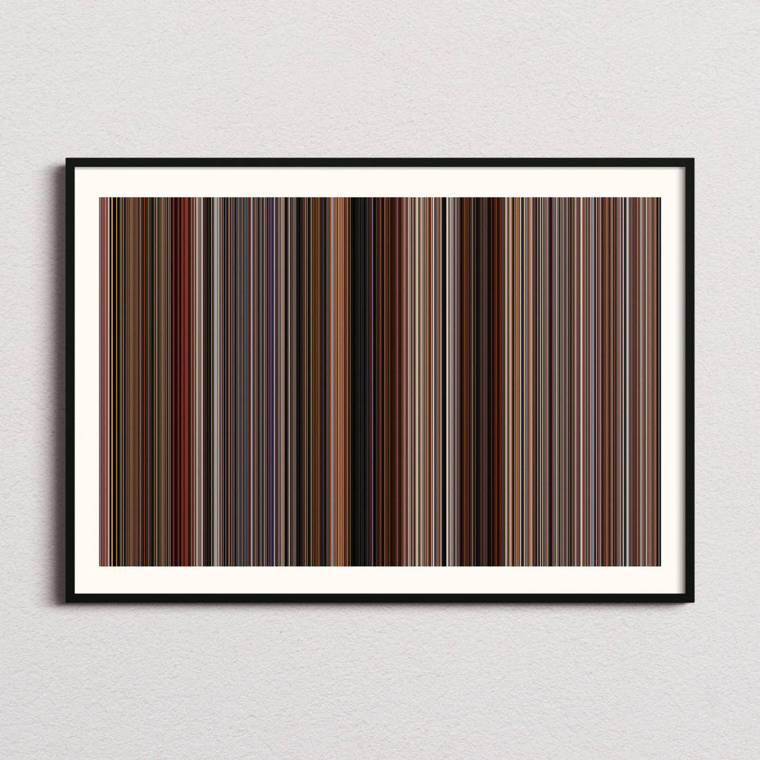 Pulp Fiction Movie Barcode Poster - Barcode Only