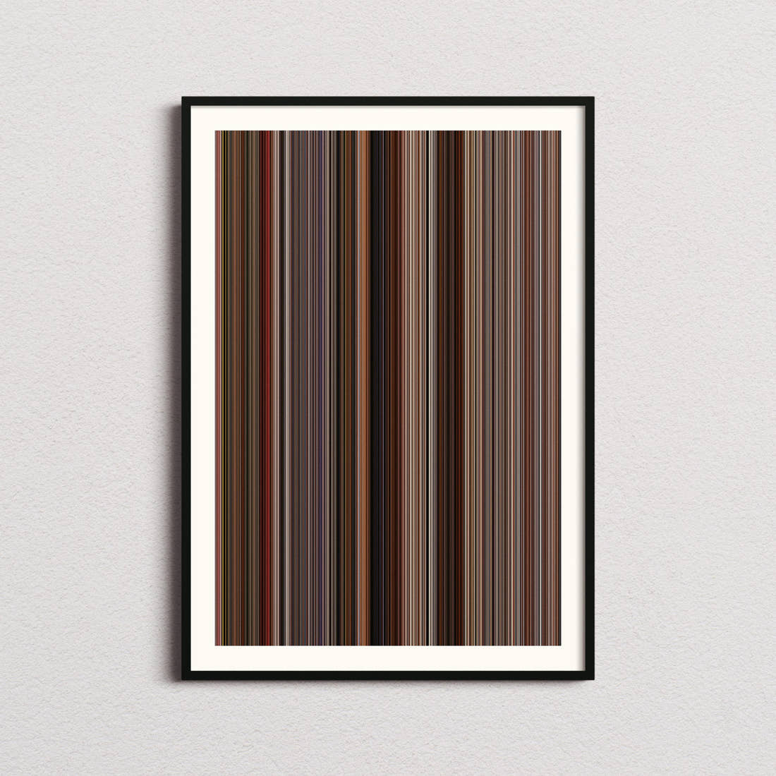 Pulp Fiction Movie Barcode Poster - Barcode Only