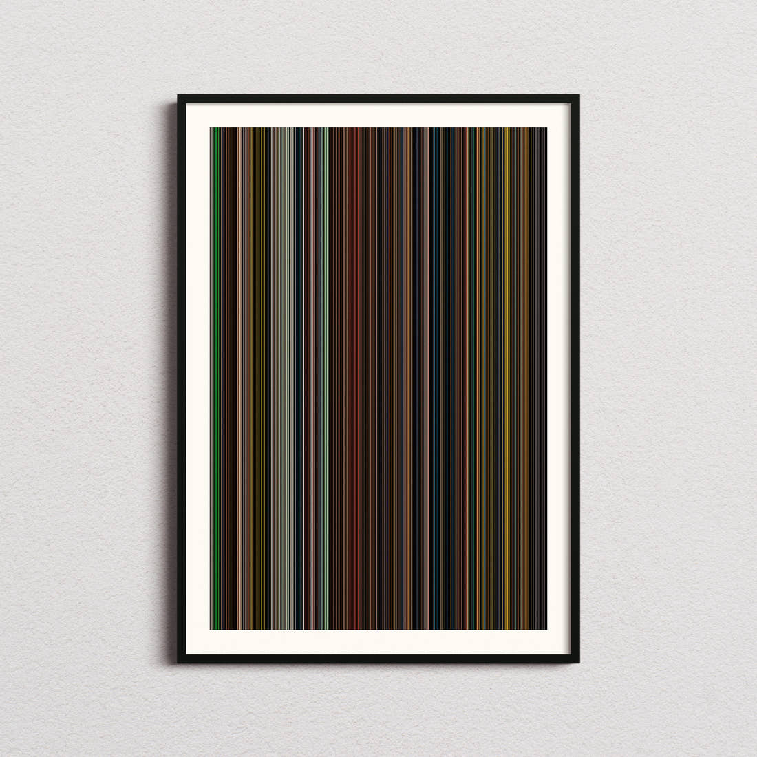 Punisher: War Zone Movie Barcode Poster - Barcode Only
