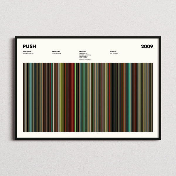 Push Movie Barcode Poster