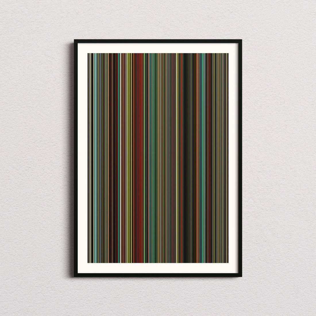 Push Movie Barcode Poster - Barcode Only