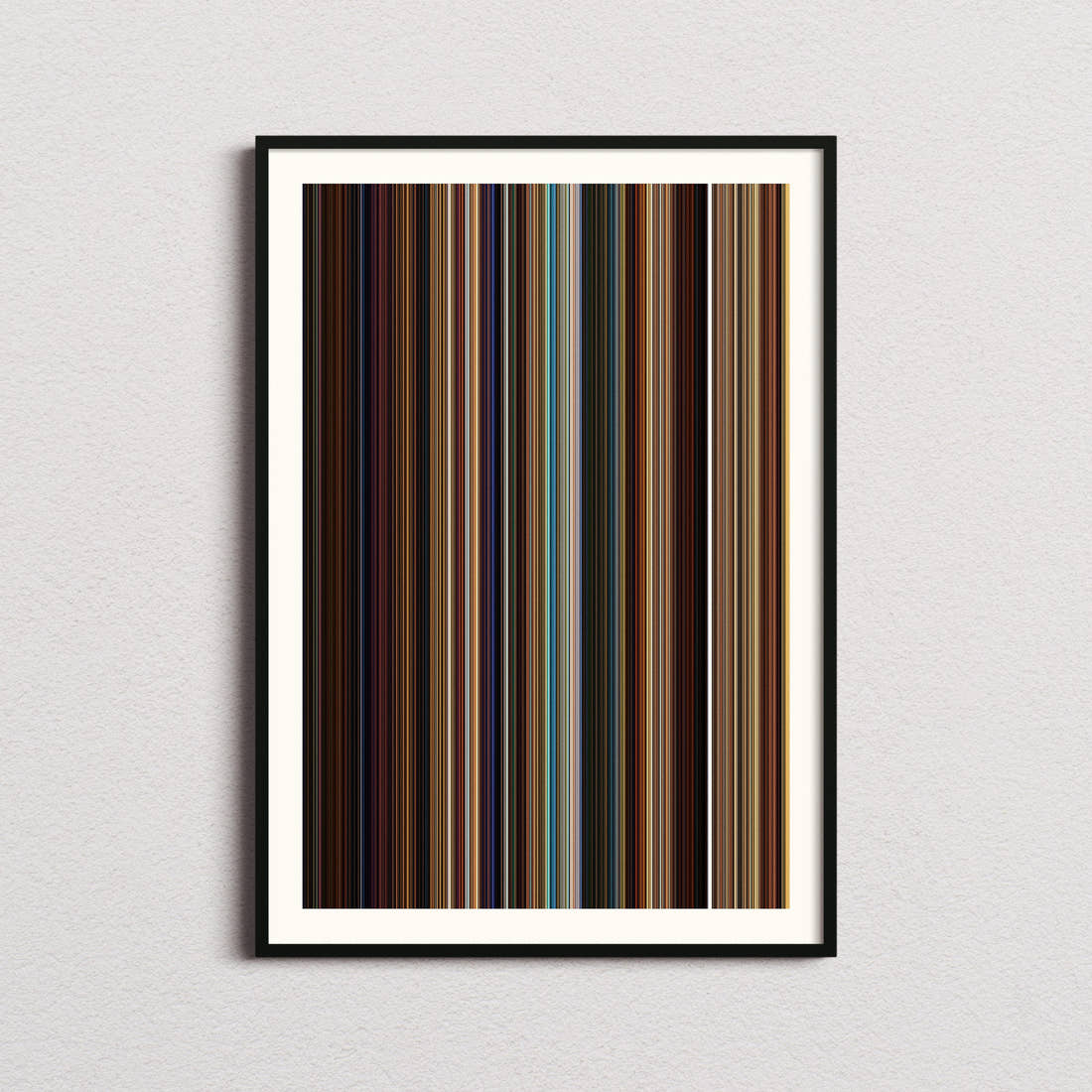 Puss in Boots Movie Barcode Poster - Barcode Only