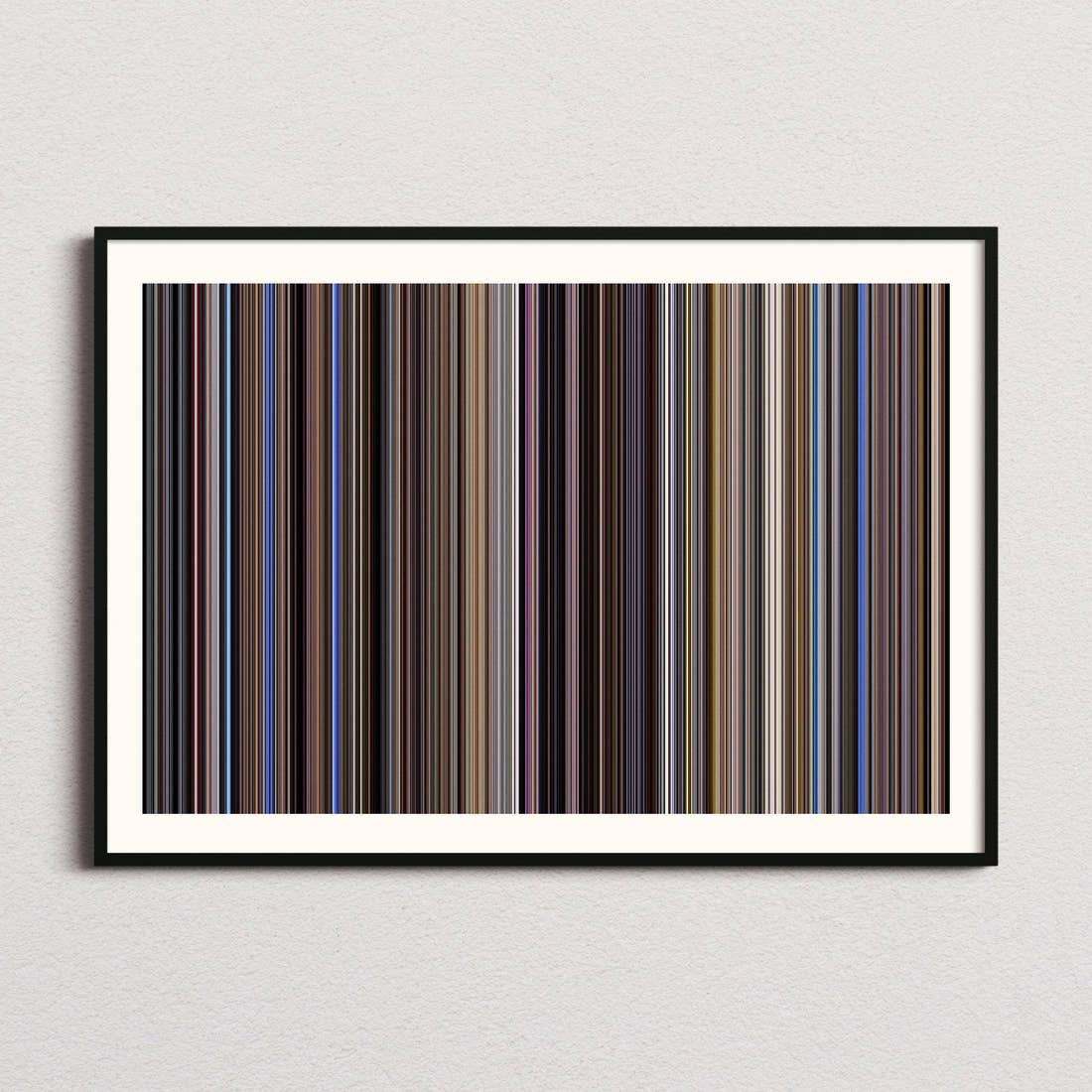 Raising Arizona Movie Barcode Poster - Barcode Only