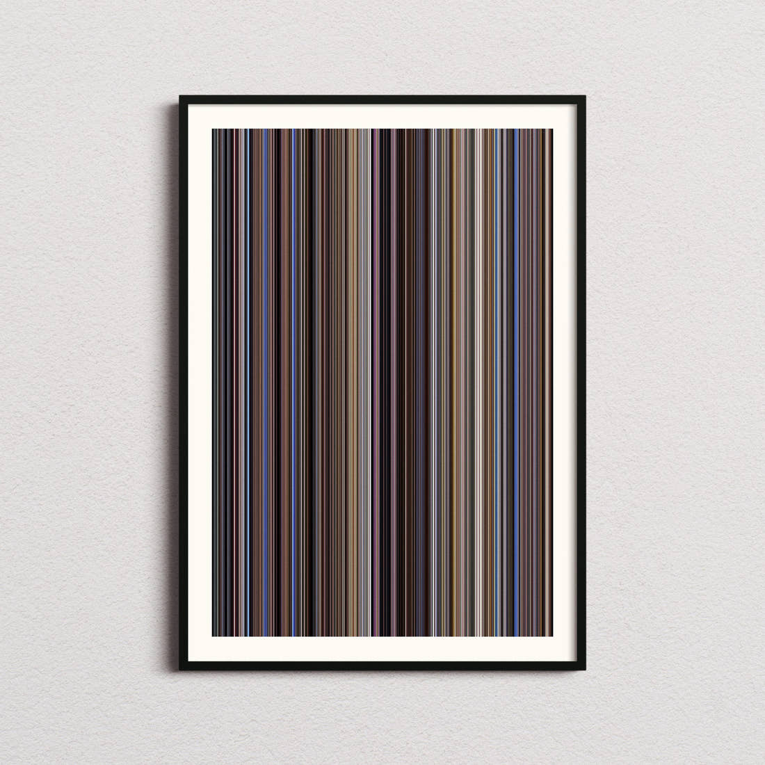 Raising Arizona Movie Barcode Poster - Barcode Only