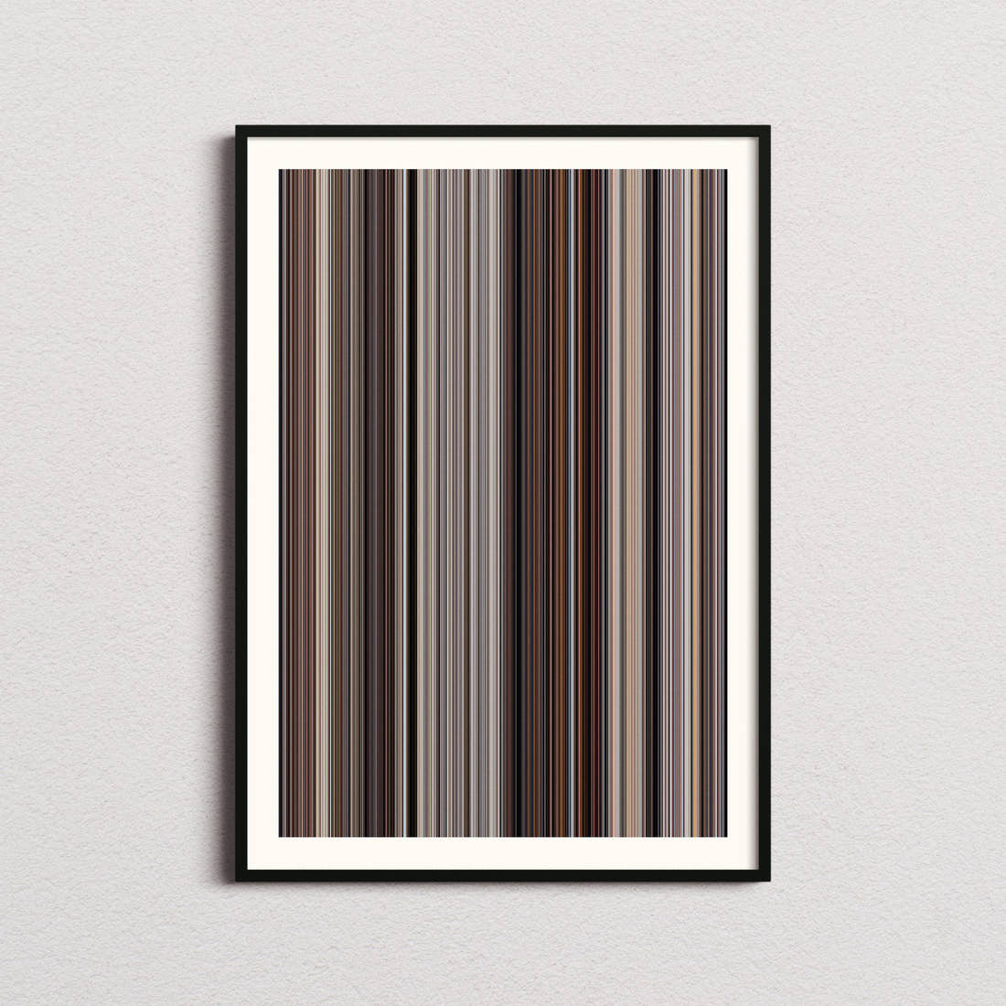 Rambo 3 Movie Barcode Poster - Barcode Only