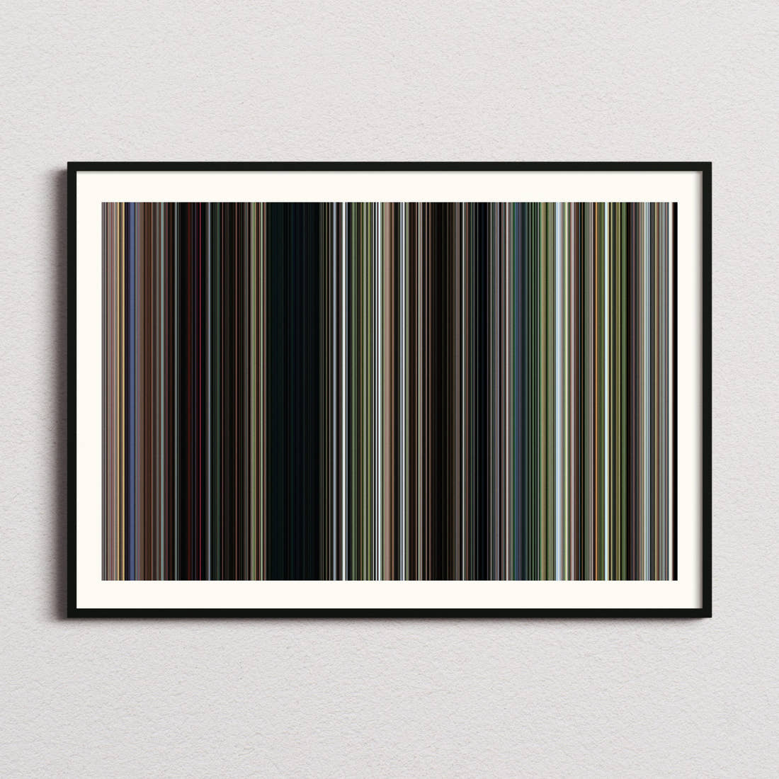 Rambo: First Blood Part II Movie Barcode Poster - Barcode Only