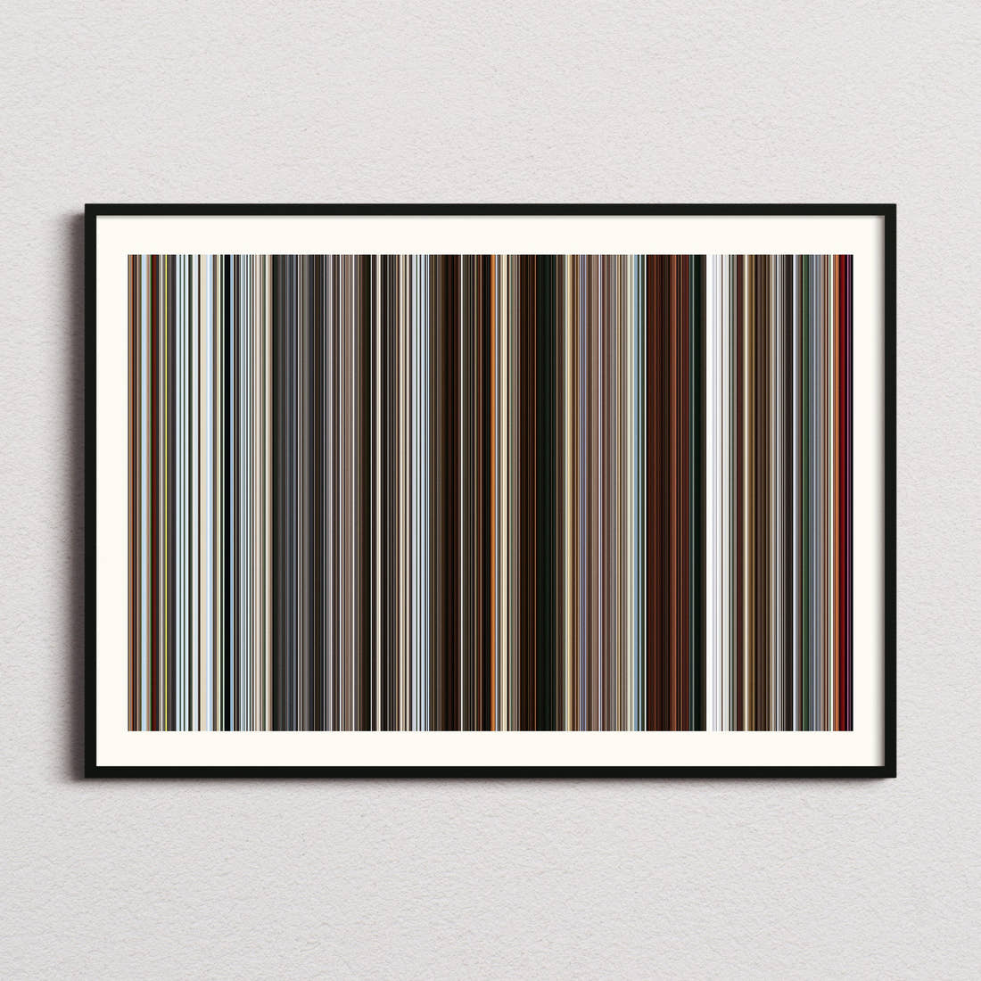 Rango Movie Barcode Poster - Barcode Only