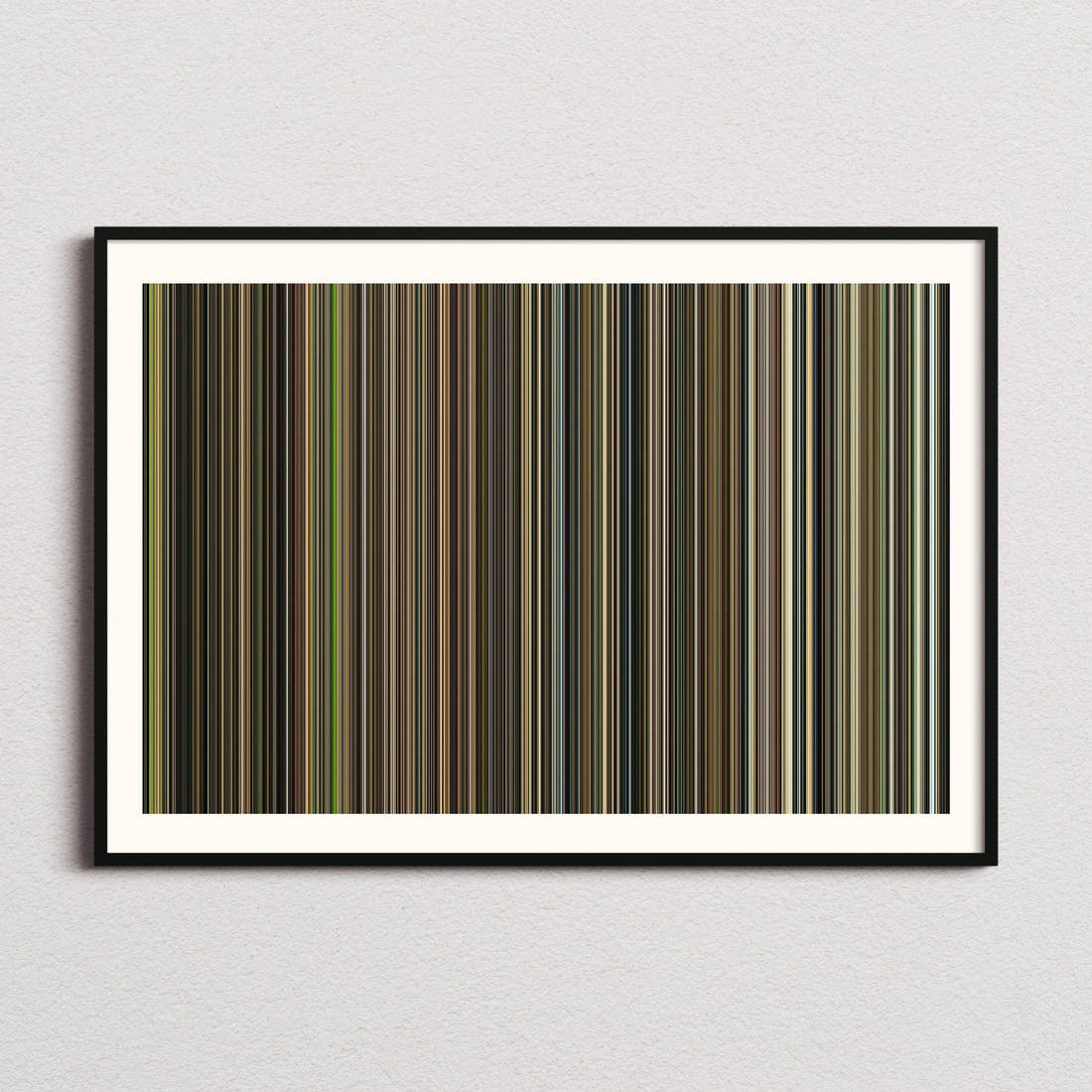 Ray Movie Barcode Poster - Barcode Only