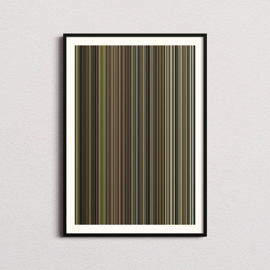 Ray Movie Barcode Poster - Barcode Only