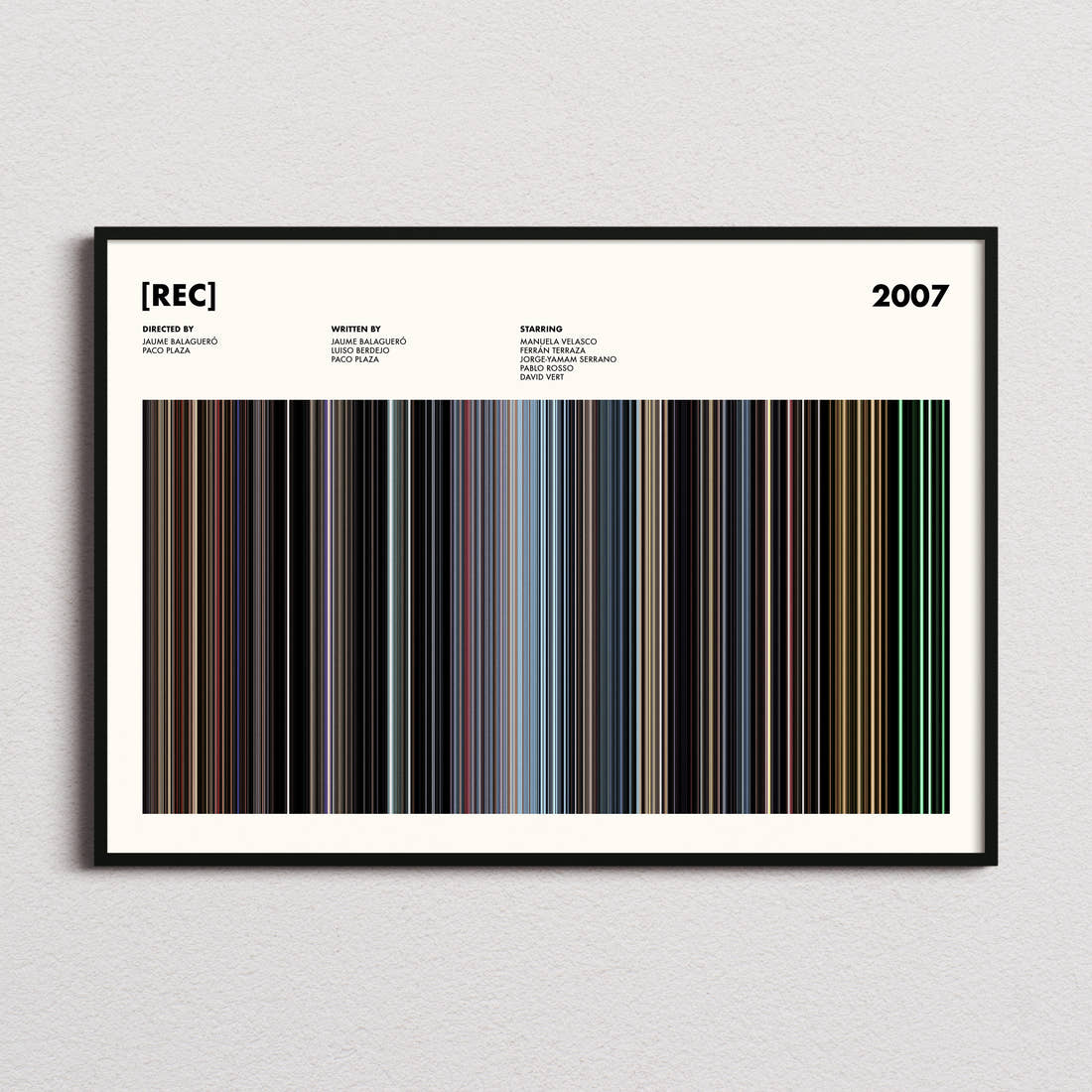 [REC] Movie Barcode Poster