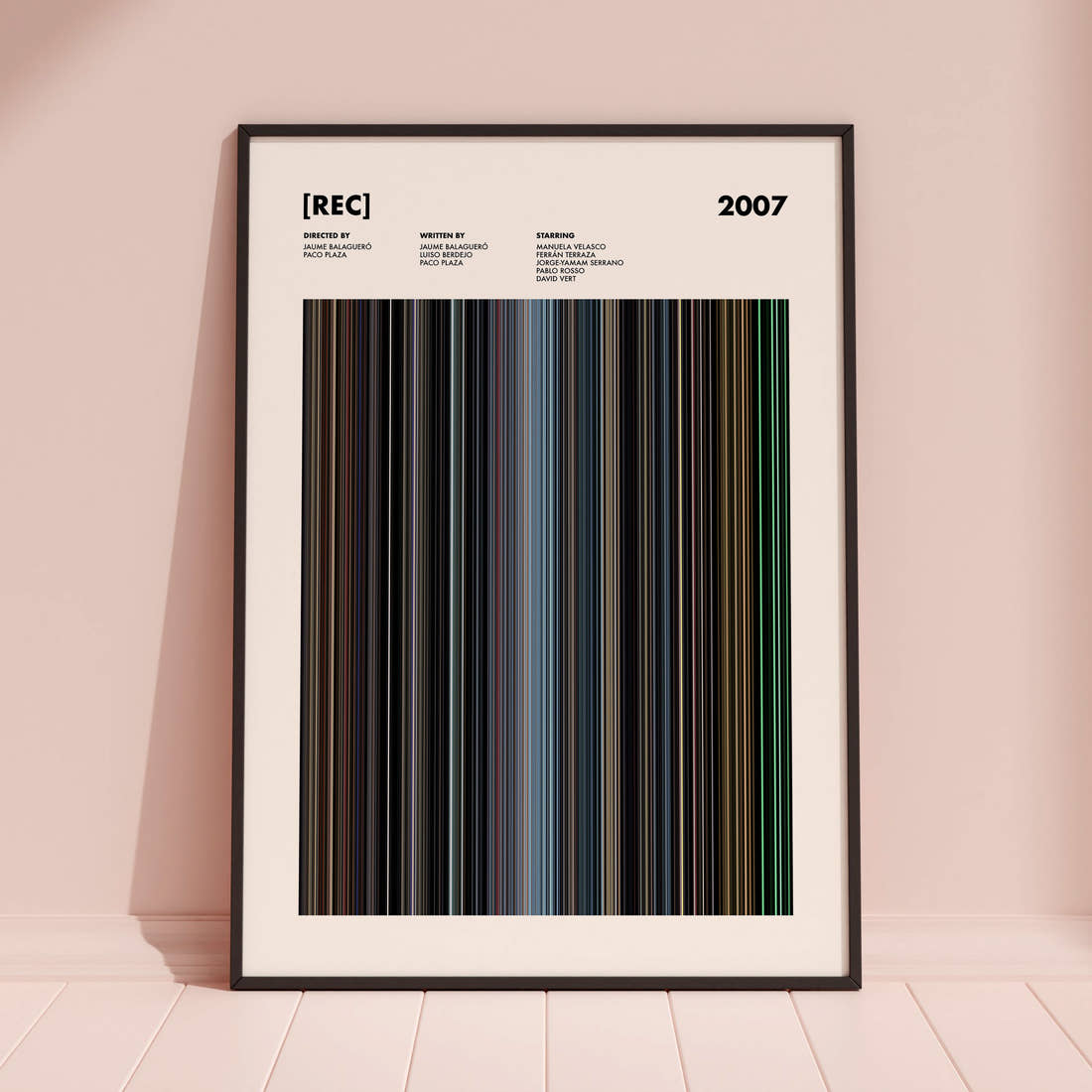 [REC] Movie Barcode Poster