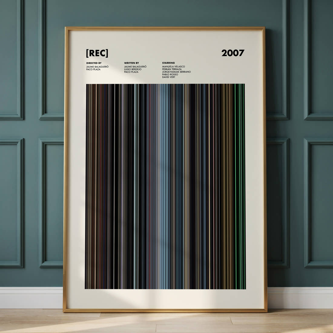 [REC] Movie Barcode Poster