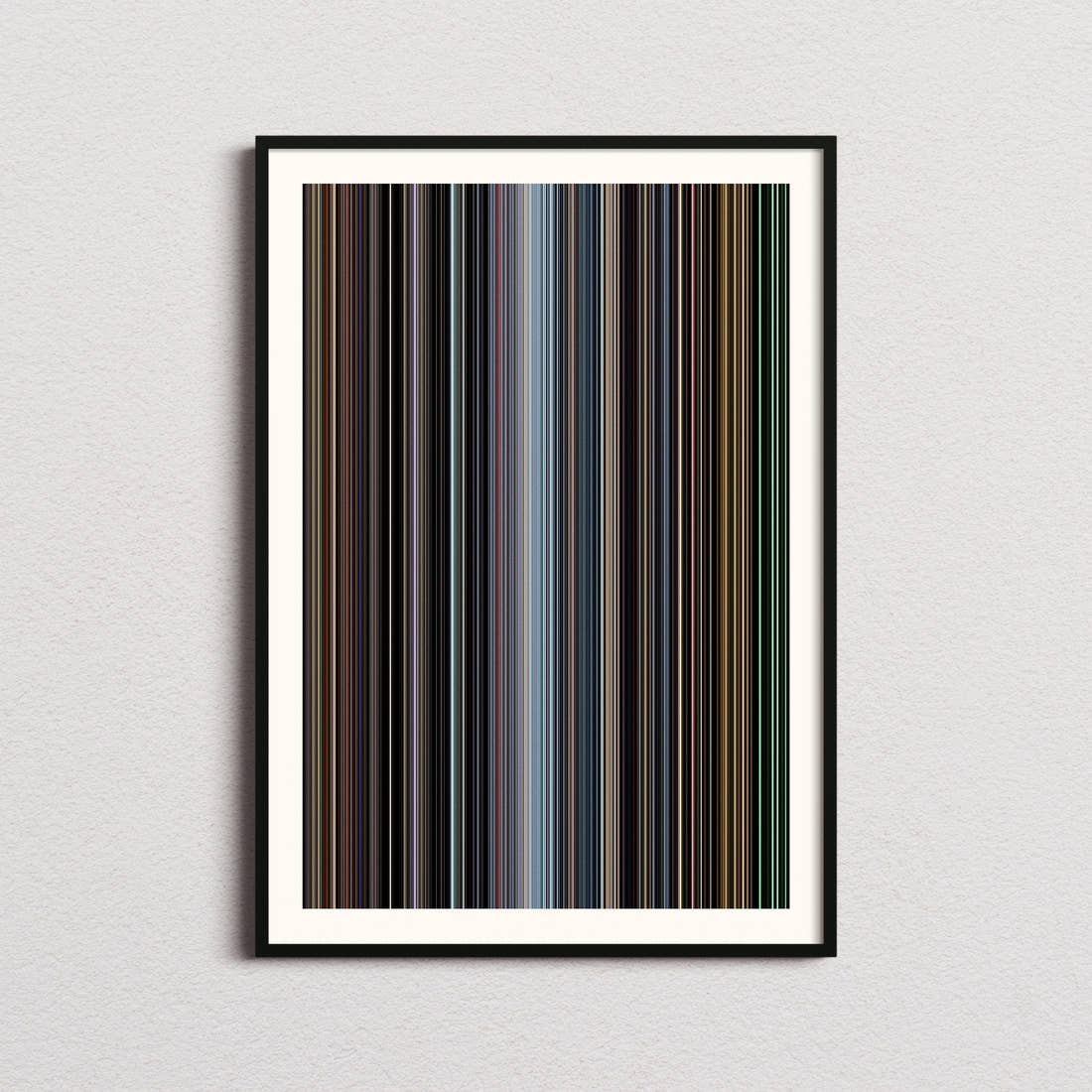 [REC] Movie Barcode Poster - Barcode Only