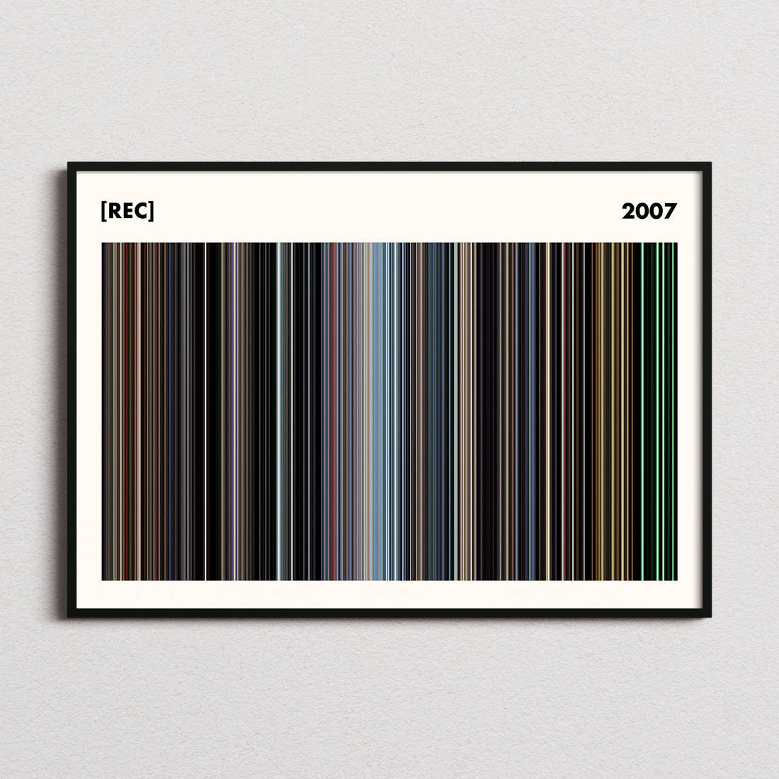 [REC] Movie Barcode Poster - Simplified