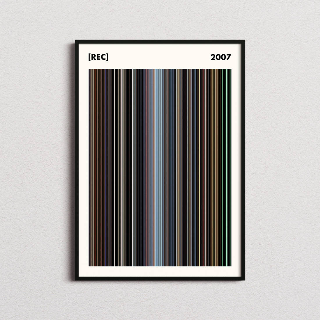 [REC] Movie Barcode Poster - Simplified