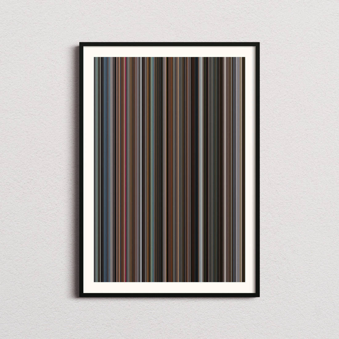Rental Family Movie Barcode Poster - Barcode Only
