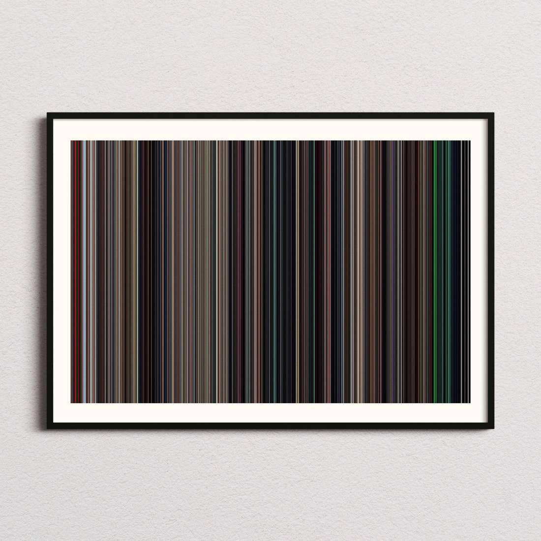 Repo Man Movie Barcode Poster - Barcode Only