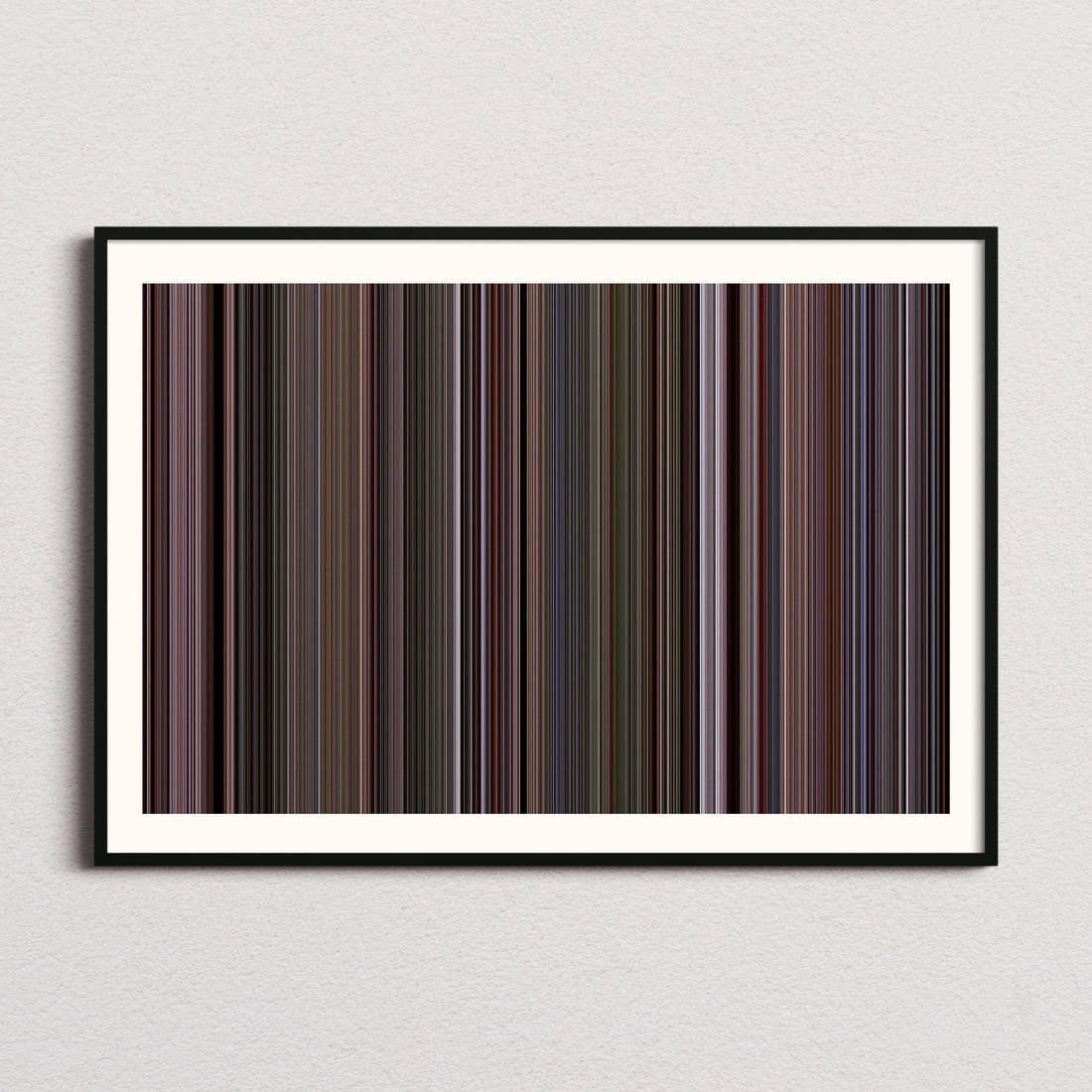 Reservoir Dogs Movie Barcode Poster - Barcode Only