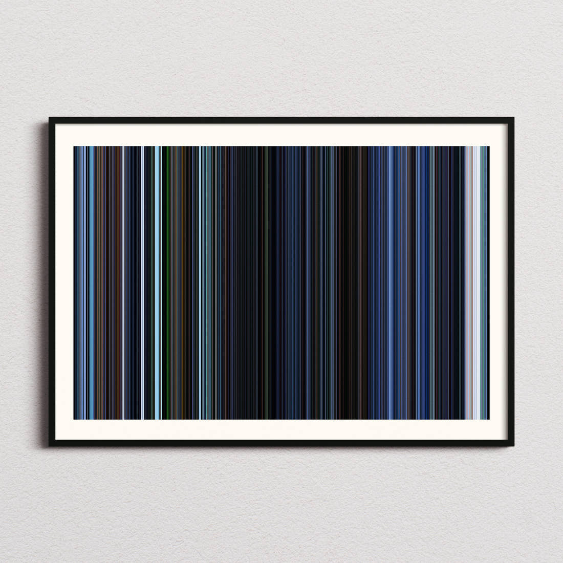 Resident Evil Movie Barcode Poster - Barcode Only