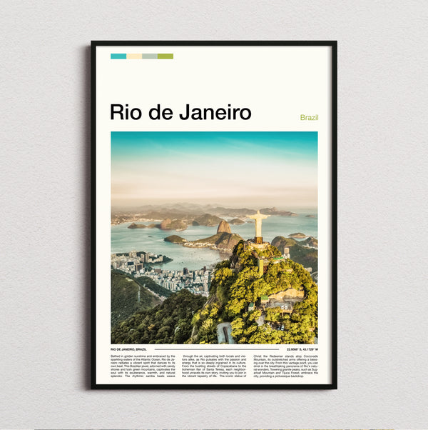 Rio De Janeiro - Christ The Redeemer - Travel Print
