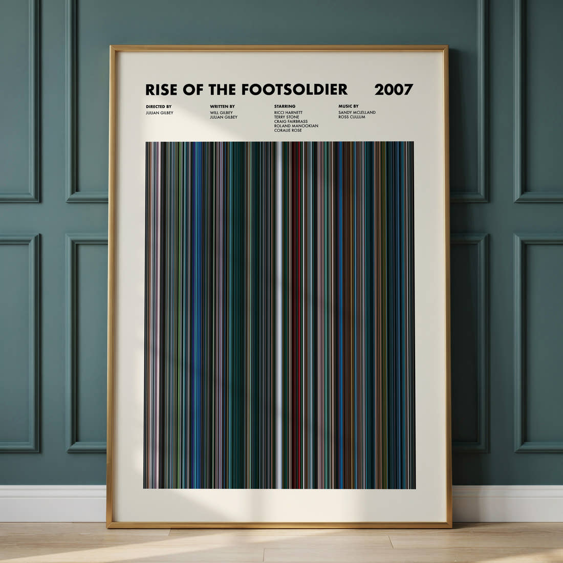 Rise of the Footsoldier Movie Barcode Poster