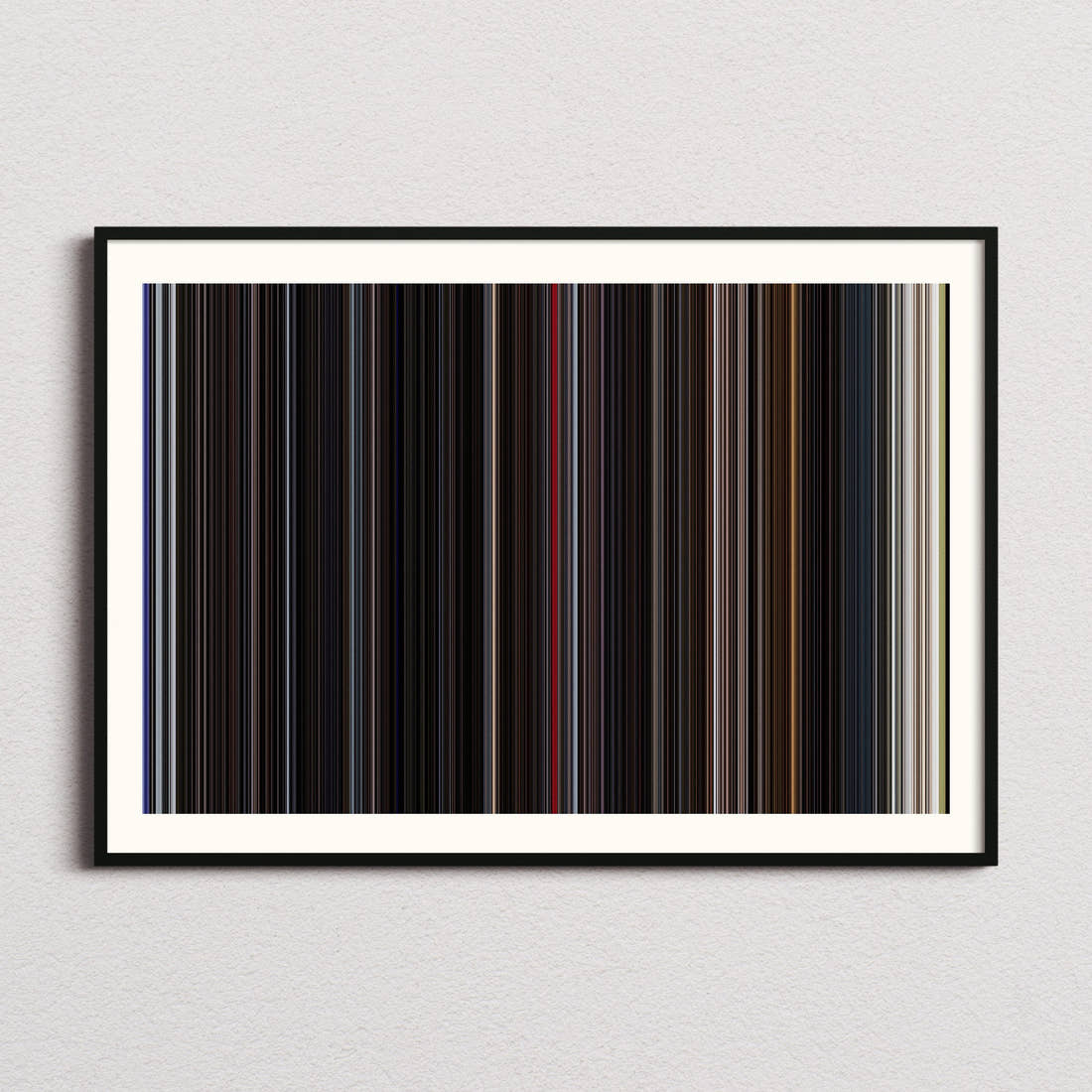 Road to Perdition Movie Barcode Poster - Barcode Only