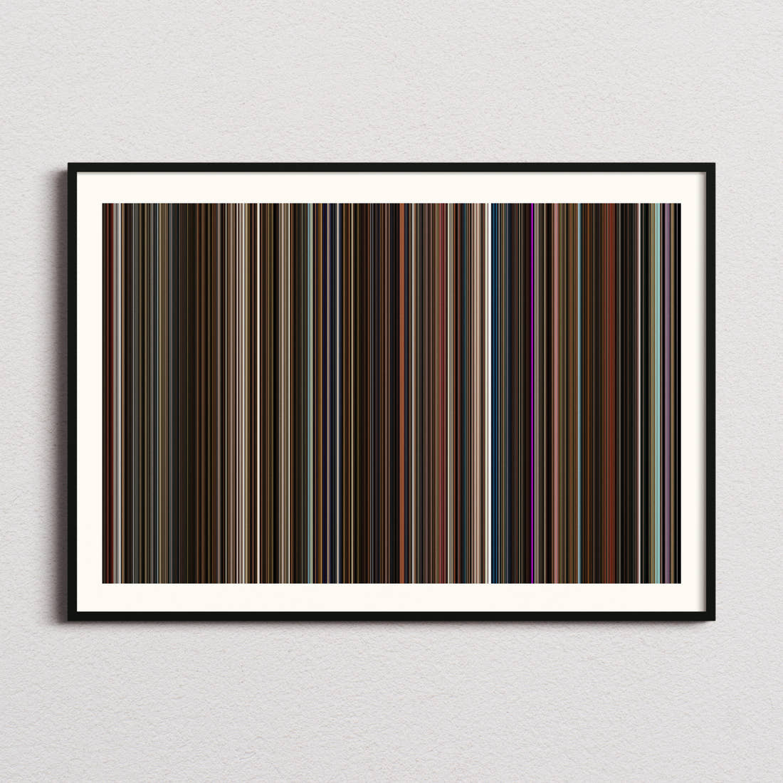 Rocketman Movie Barcode Poster - Barcode Only
