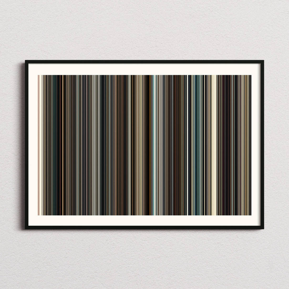 Roman J. Israel, Esq. Movie Barcode Poster - Barcode Only
