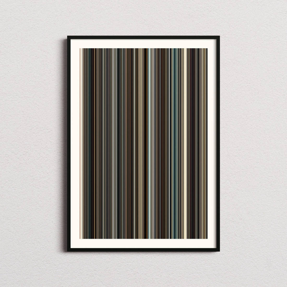 Roman J. Israel, Esq. Movie Barcode Poster - Barcode Only