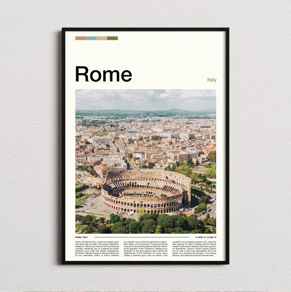 Rome - Colosseum - Travel Print