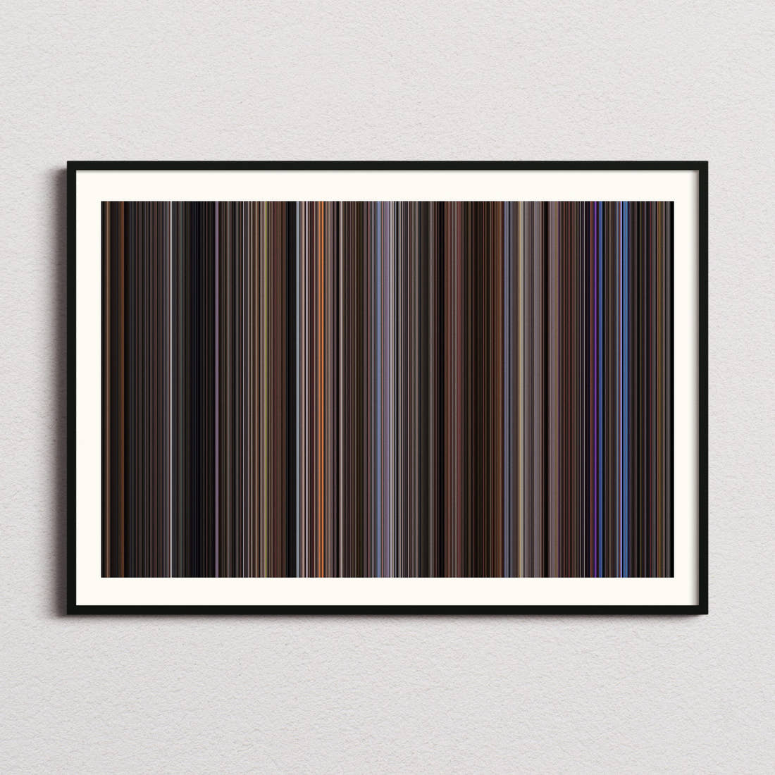 Ronin Movie Barcode Poster - Barcode Only