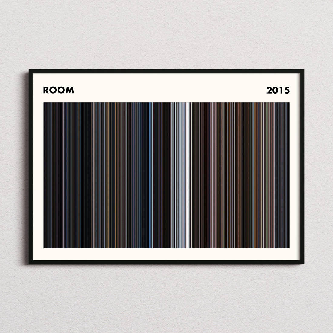 Room Movie Barcode Poster - Simplified