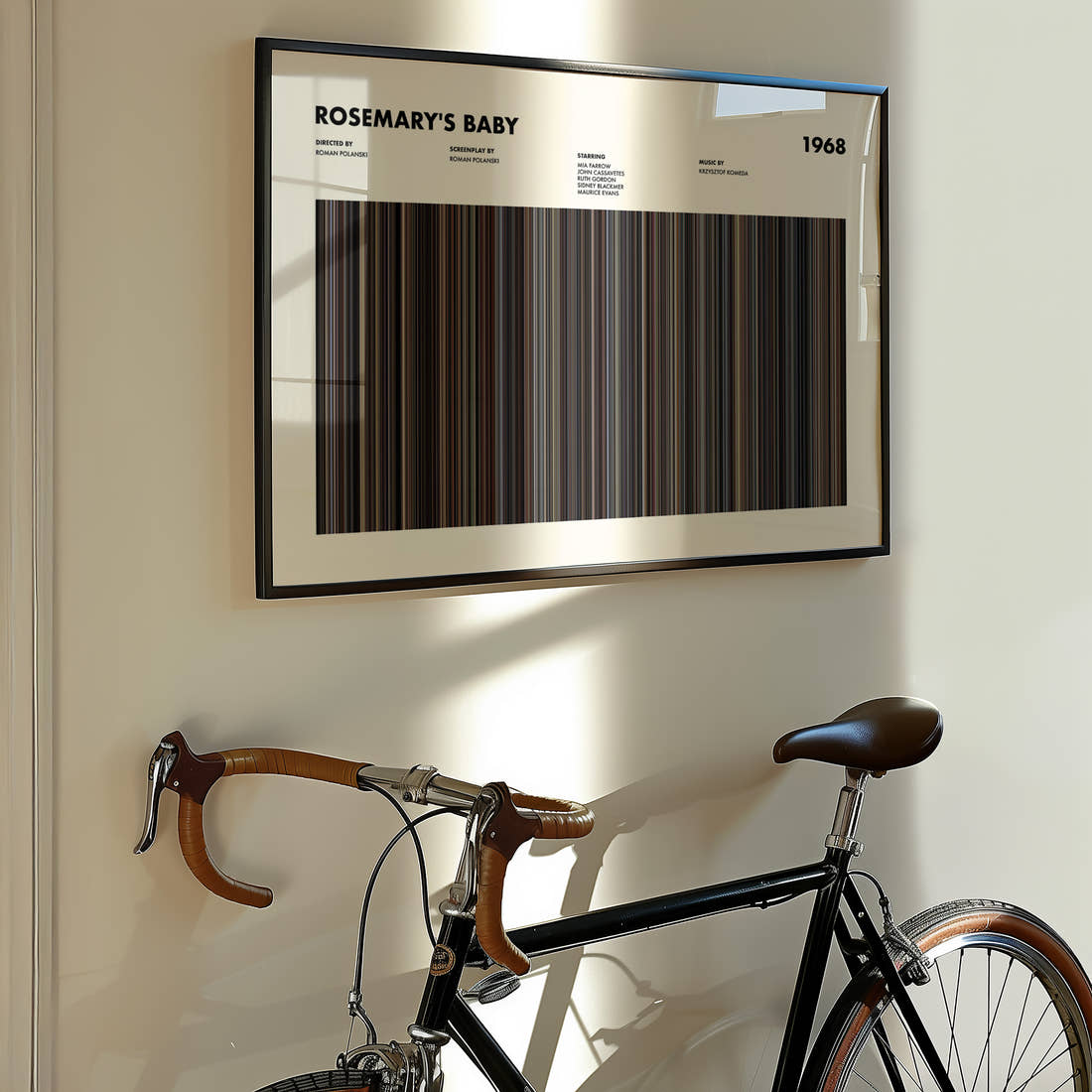 Rosemary's Baby Movie Barcode Poster