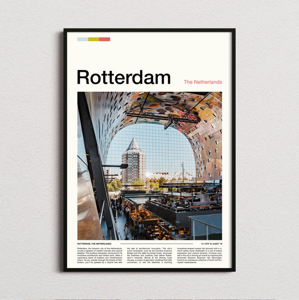 Rotterdam - Markthal Interior - Travel Print