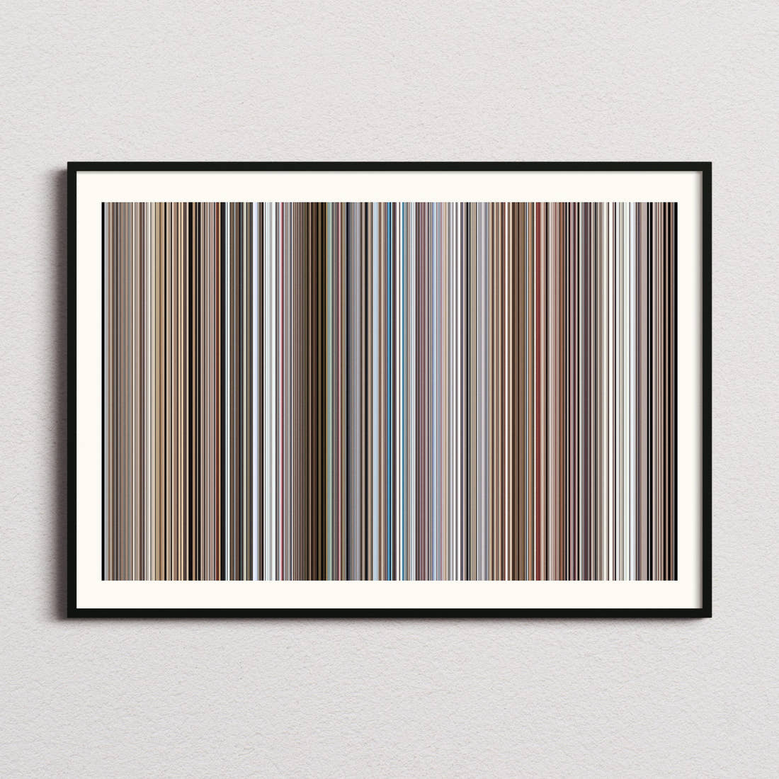 Rubber Movie Barcode Poster - Barcode Only