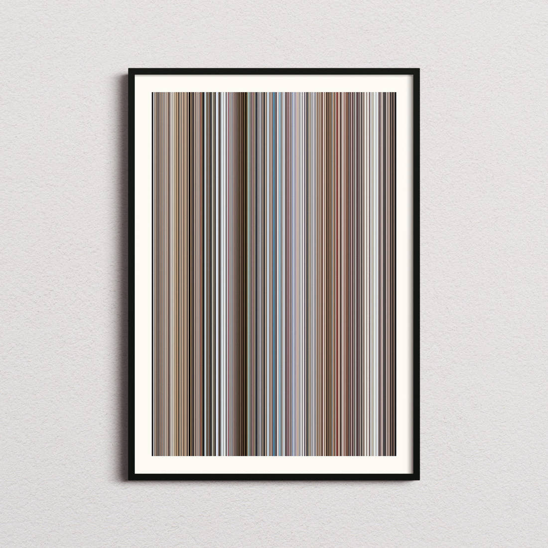 Rubber Movie Barcode Poster - Barcode Only
